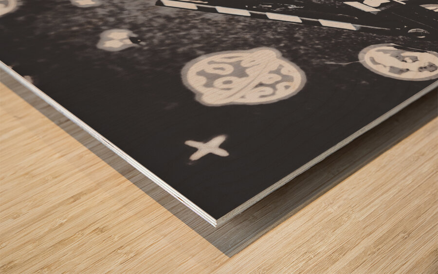 Production Space Wood print