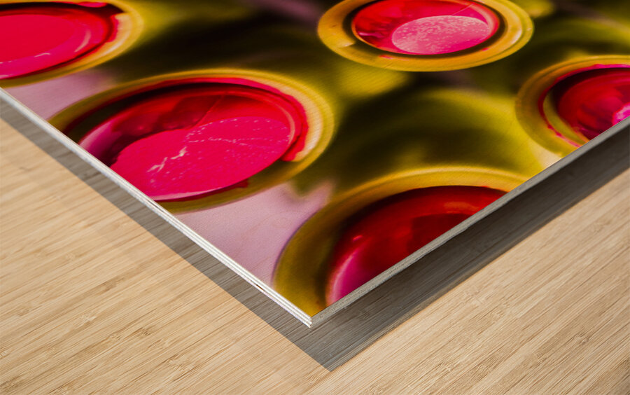 Makeup Symmetry Wood print