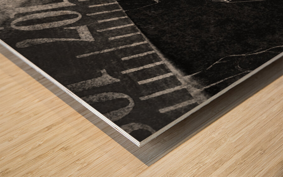 Dressmaking handiwork Wood print