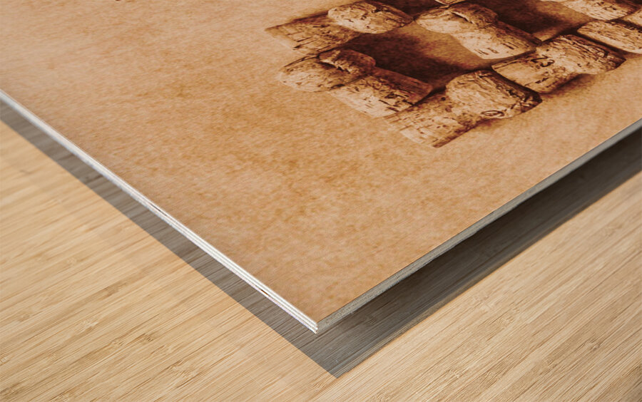 Bar sign  Wood print