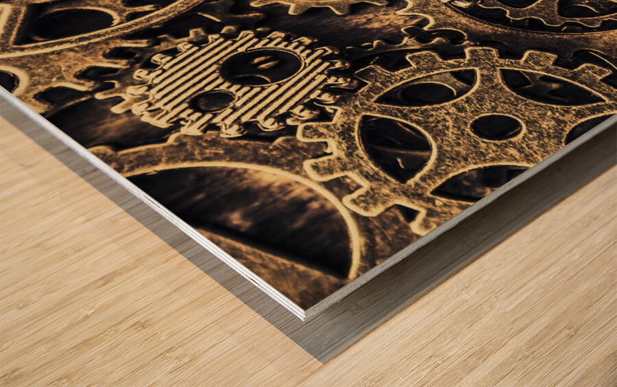 Miniature AWM bolt-action sniper rifle  Wood print