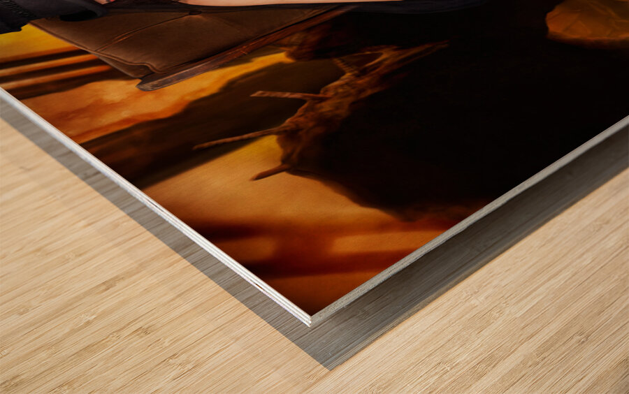 Creative Underground Fashion Photo Illustration Wood print