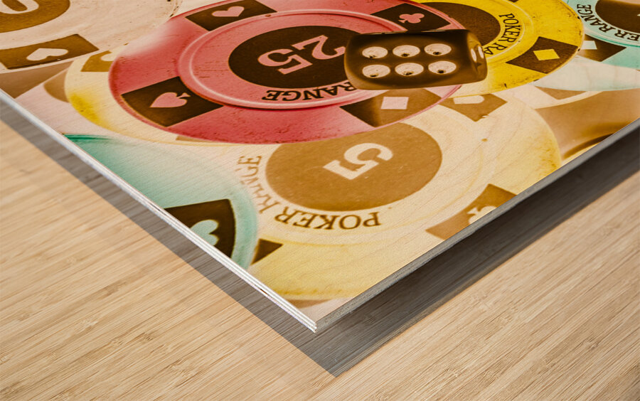 Weve been played Wood print