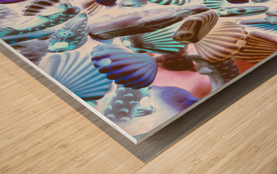 Whitewash Wood print