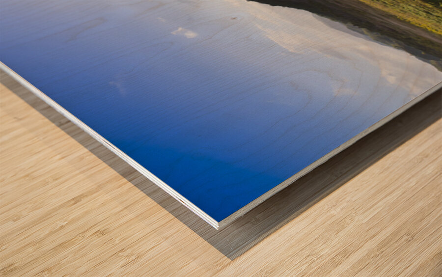 West Coast Range Landscape in Tasmania Australia Wood print