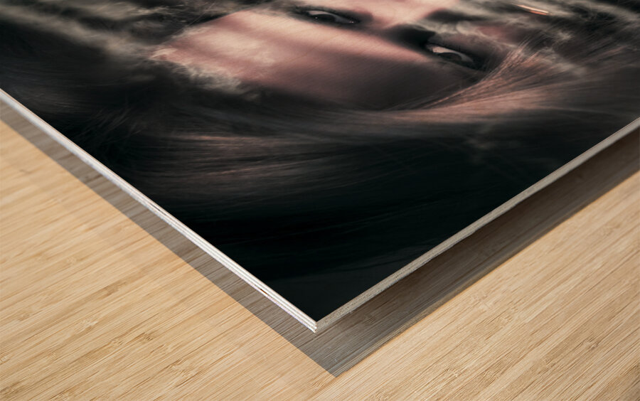 Clandestine secret agent Wood print