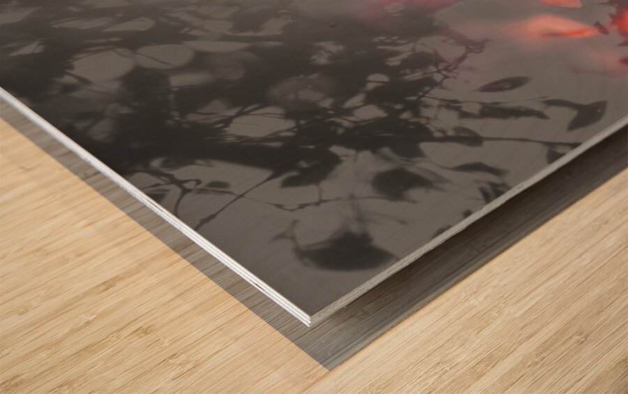 Death Blooms Wood print