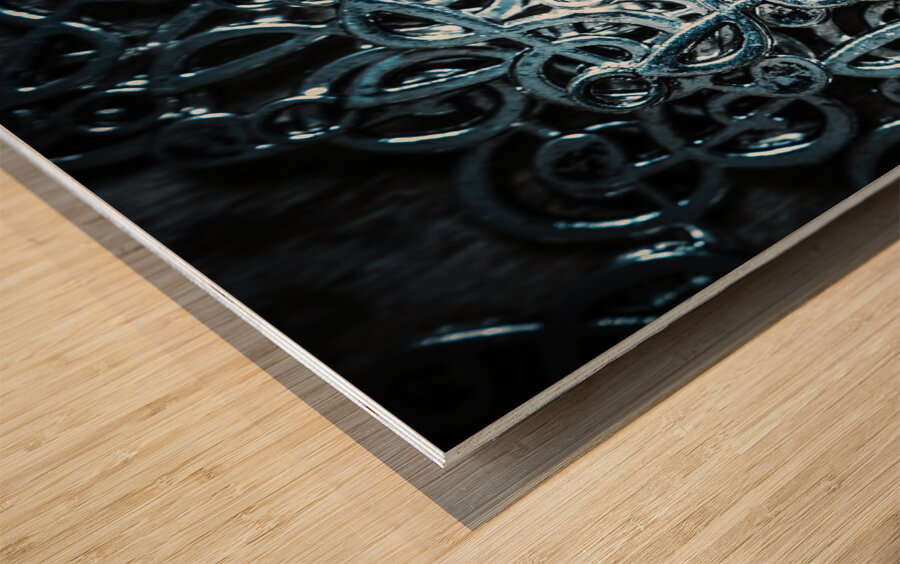 Hitting key harmonics  Wood print