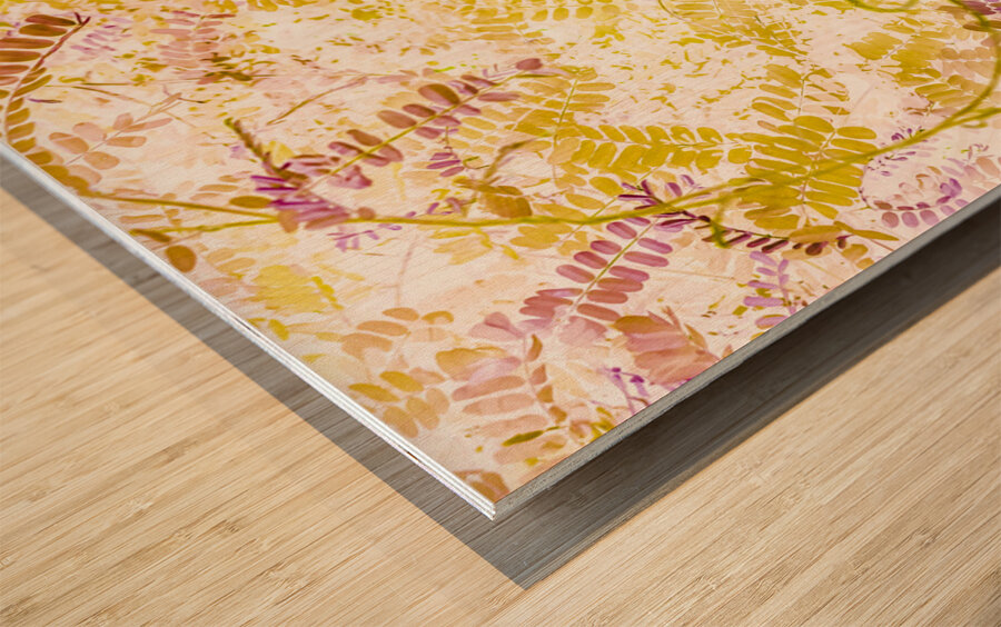 Tango and twine Wood print