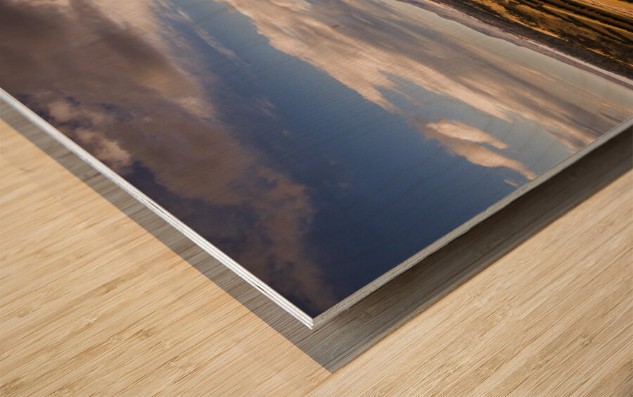 Cherry Tree Hill lookout Wood print