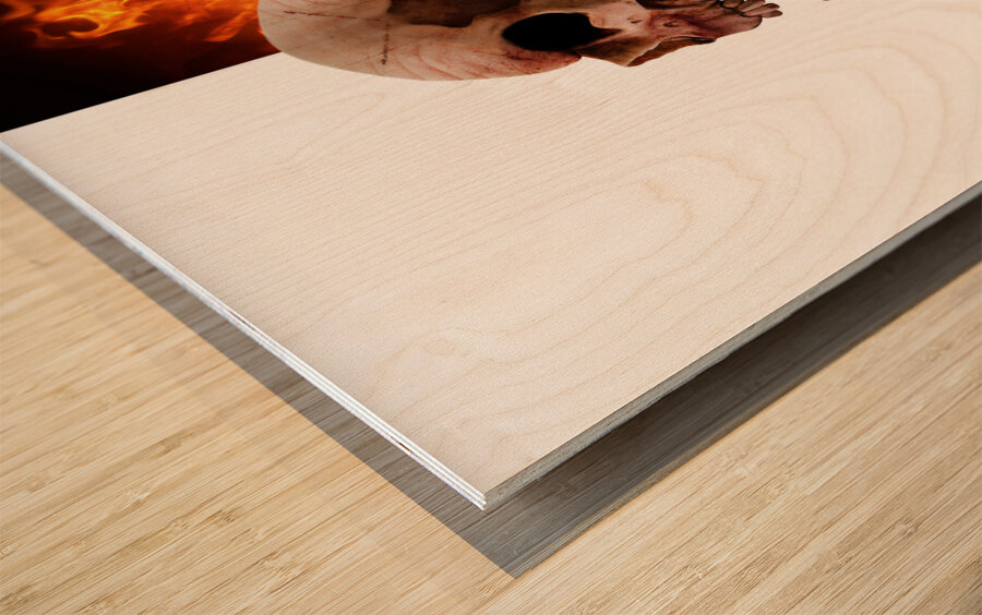 Heads Of Decay Wood print