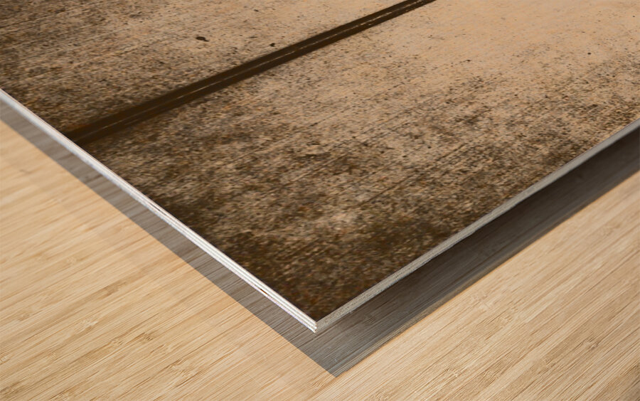 Vintage golf artwork Wood print