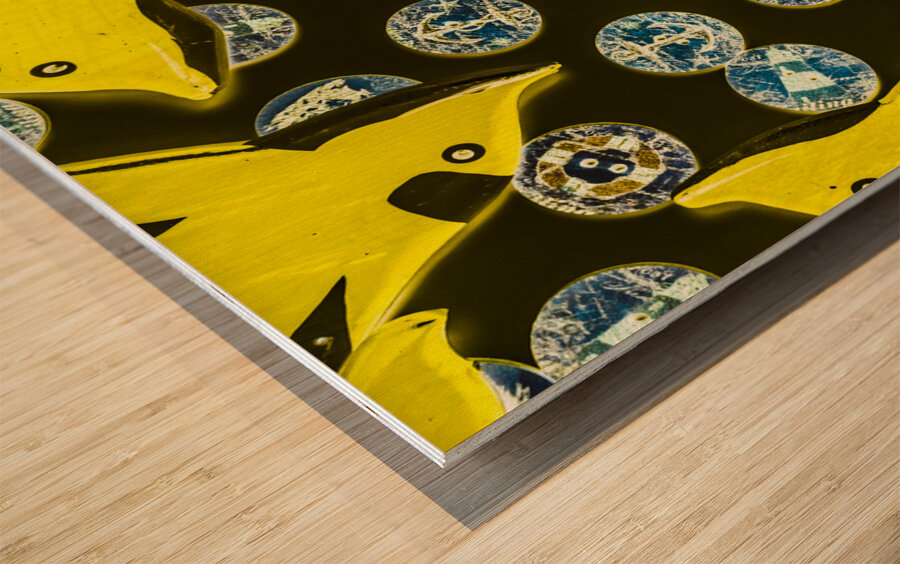 Doll fins Wood print