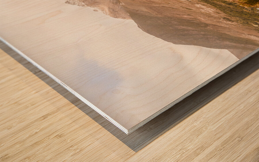 Western frontier  Wood print