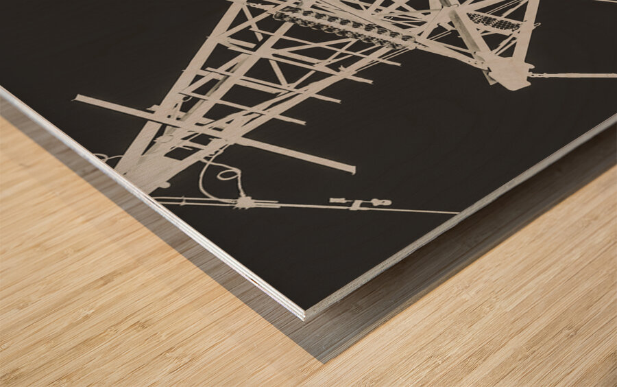 Current inverted Wood print