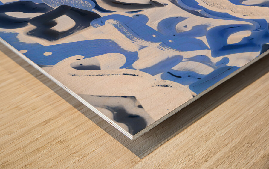 Unconventional convention Wood print