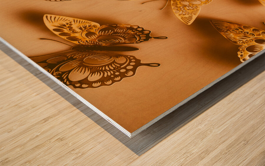 In dreamy decoration Wood print