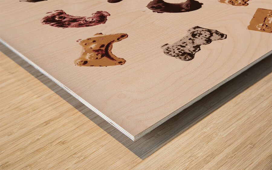 Gamification Wood print