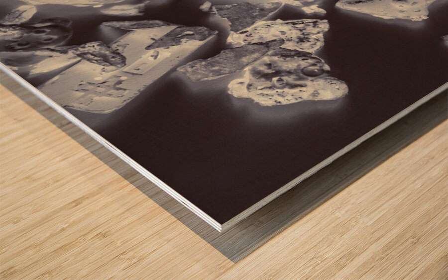 The playoff Wood print