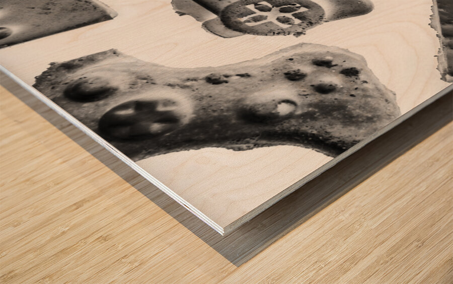 A visual play Wood print