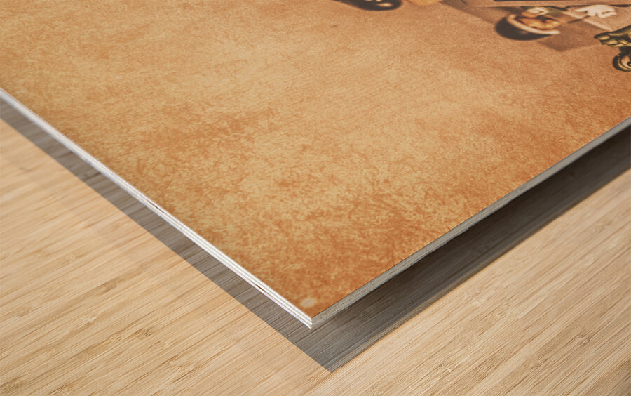 A vintage gamer dreams Wood print