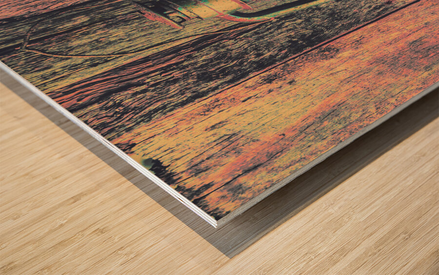 Reclaimed Wood print