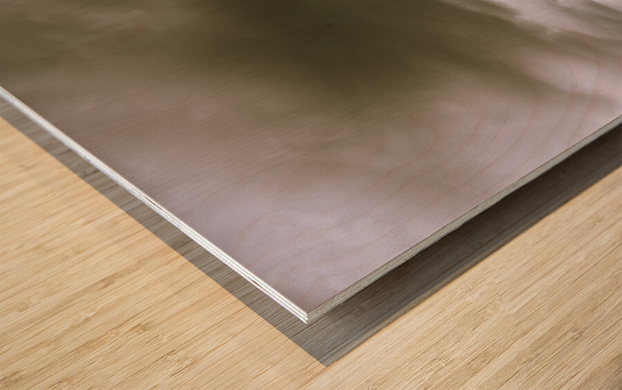 Dramatic cloudshadows over Mt Perry Queensland Wood print