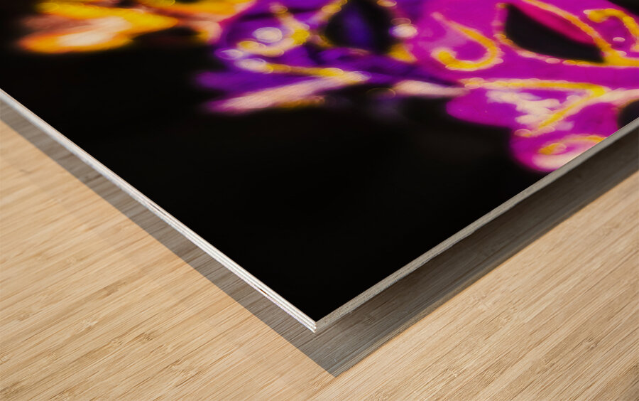 Maskquerade Wood print