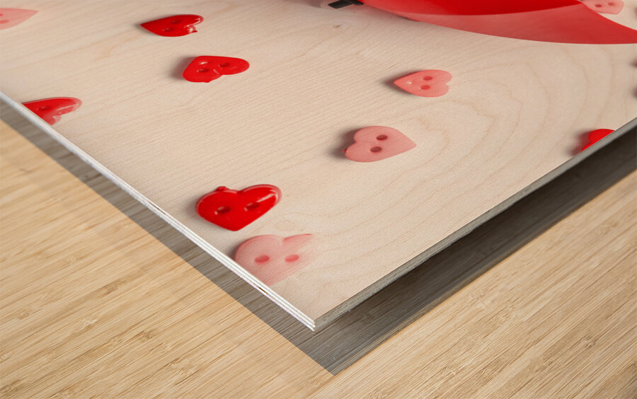 Love reigns Wood print