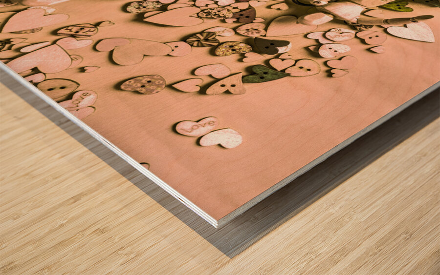 After the rain Wood print