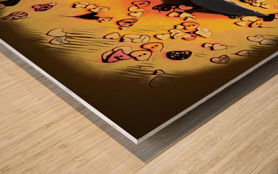 The love limerick Wood print