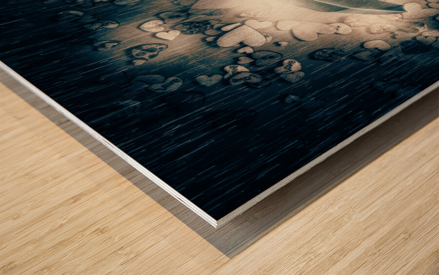 Rains silver lining Wood print