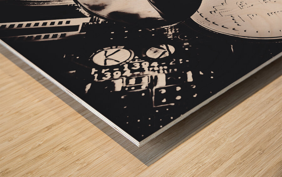 Hashrate harvest Wood print