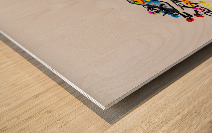 Go figure Wood print