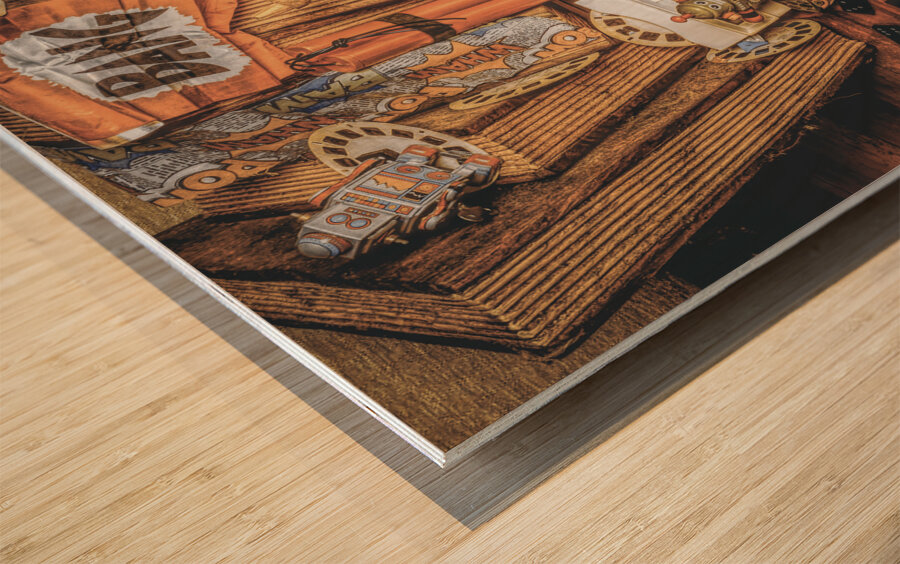 Imaginative days Wood print