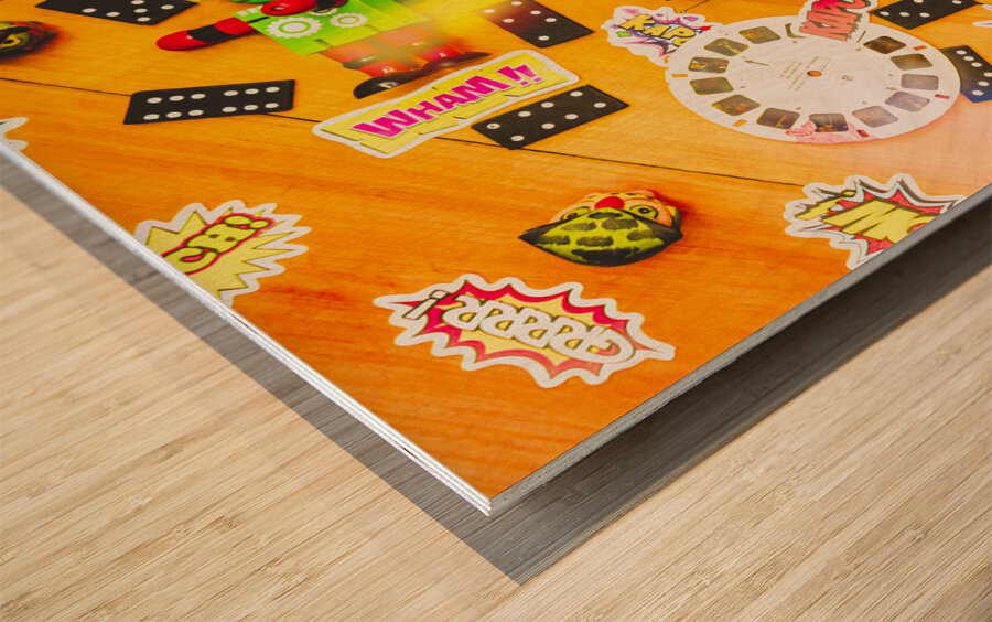 Sparking childhood joy Wood print