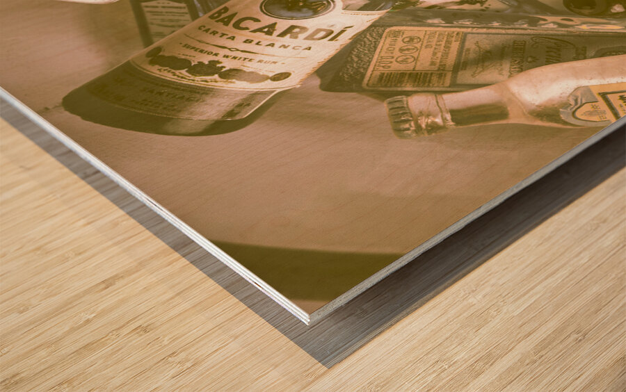 The mix up Wood print