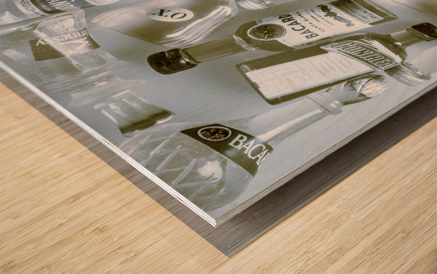 All glass Wood print