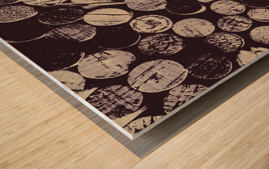 Uncorked Wood print