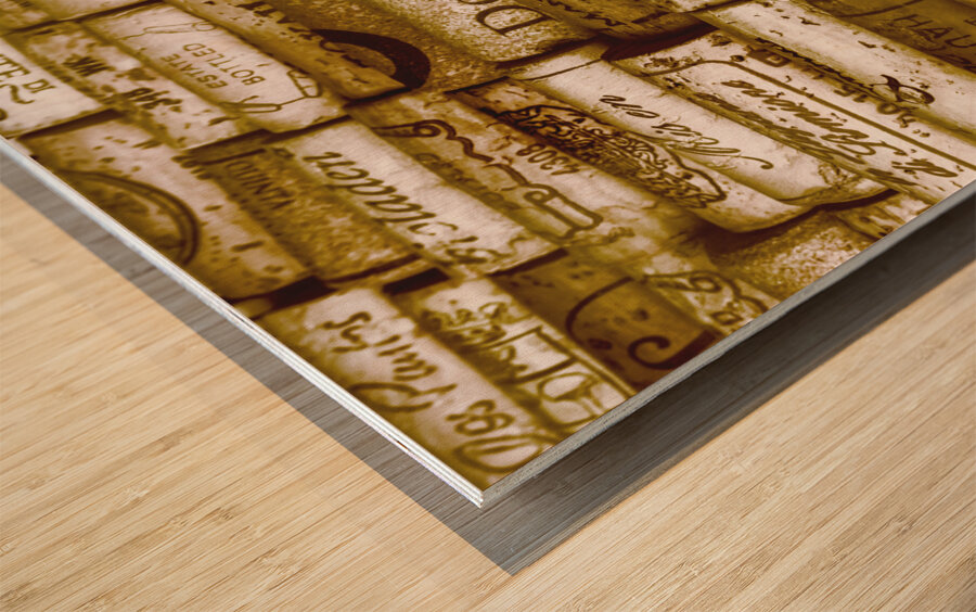 Wayback wino Wood print