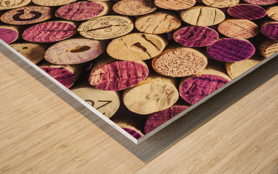 Cork wall Wood print