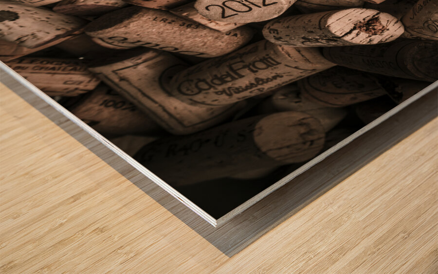 Wine cellar opulence Wood print