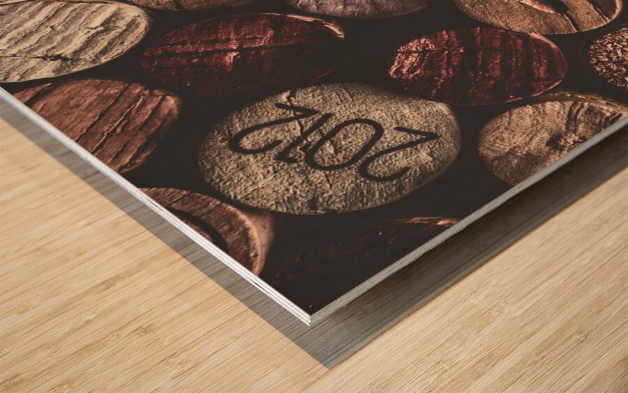 Back drops Wood print