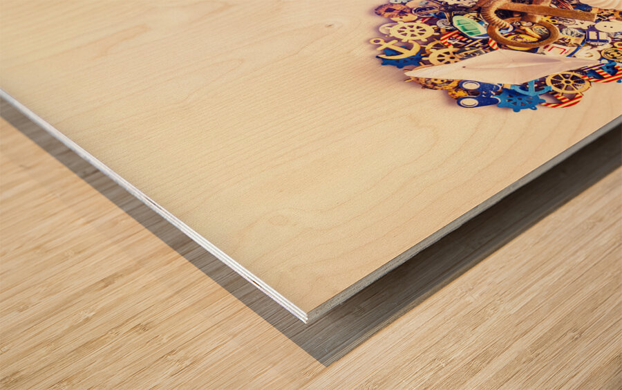 Sea sentiments Wood print