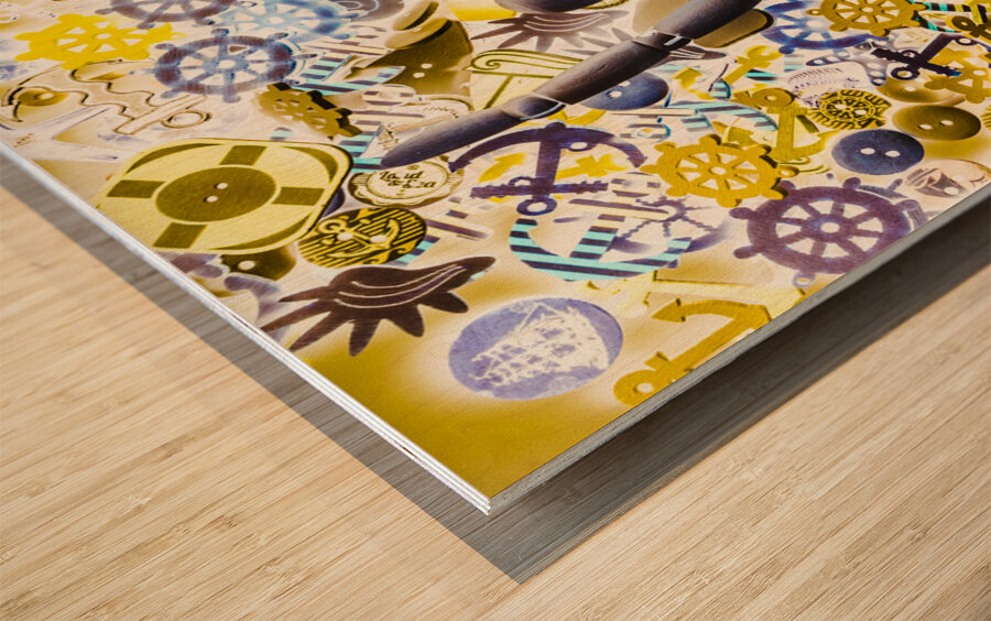 Paddle pop Wood print