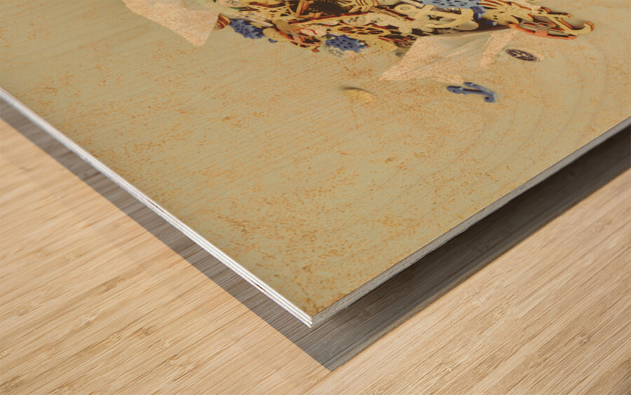 Nautical rust Wood print