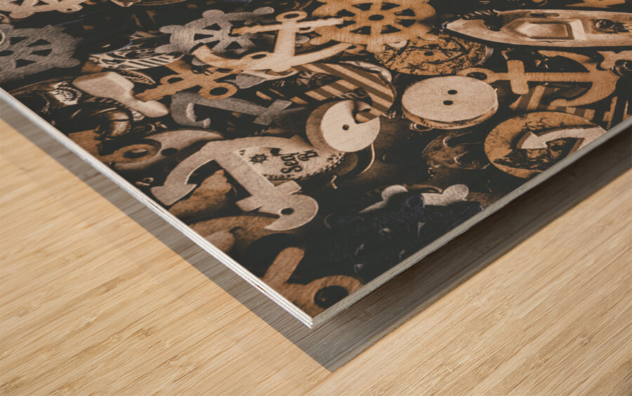 Dip in the nautics Wood print