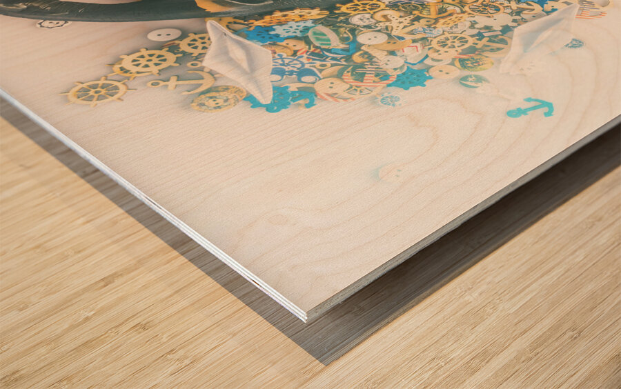 Over seas Wood print