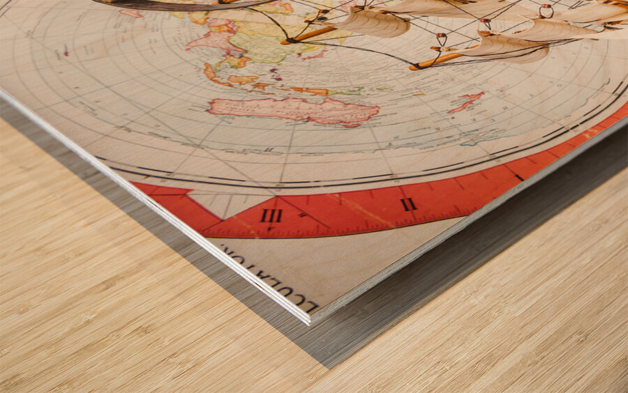 Captains stock Wood print