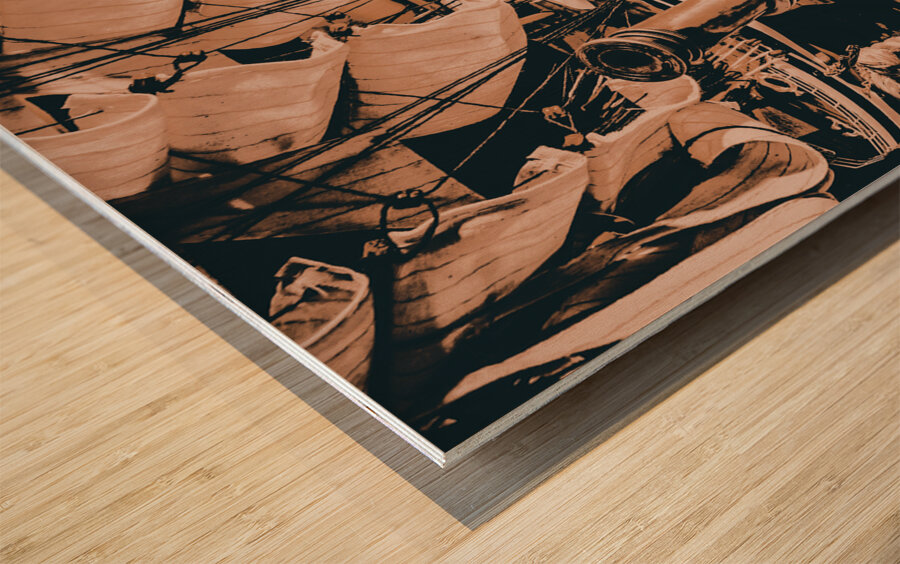 A pirates standard Wood print